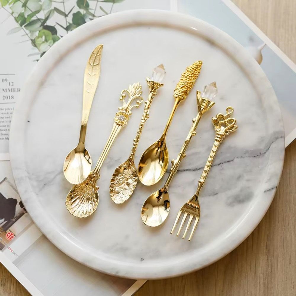 Badminton Victory - 6Pcs/Set Gorgeous Carved Vintage Court Coffee
