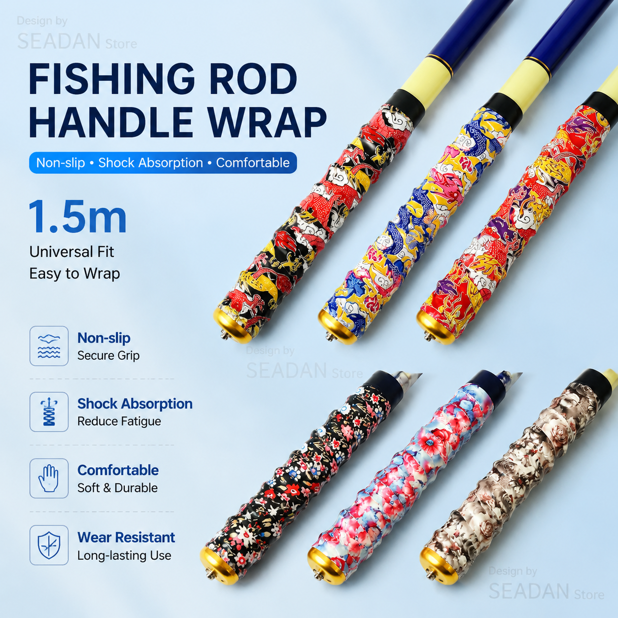 1.5m Floral Dragon Pattern Fis - đánh giá và giá Badminton Rs