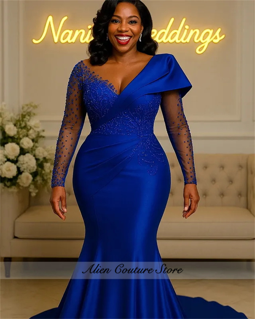 Elegant Royal Blue Evening Dre - đánh giá và giá Badminton Victory